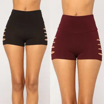 

Fashion Brand New Polyester Women Hot Sexy Gym Shorts Dance Sports Bodycon Stretchy Workout Bottoms