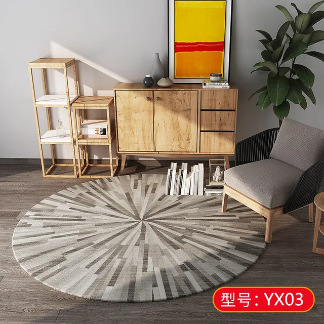 初回限定】 Area Rugs Round carpet anti-slip carpet Nordic gradient modern home  carpet 【初回限定】