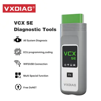 VXDIAG VCX SE OBD2 scanner automotivo For BMW ICOM Diagnostic tool for Benz DoIp tpms ECU programming Car mechanic tool for JLR 1
