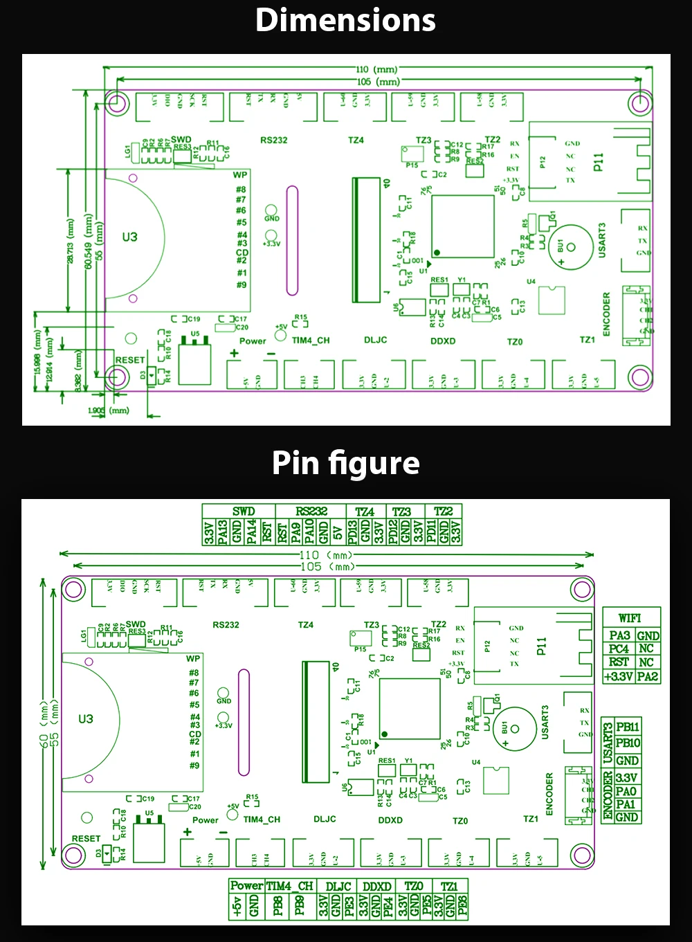 BIGTREETECH TFT35 V2.0, обновленный сенсорный экран, умный дисплей, 3,5 дюймов, сенсорный ЖК-экран, совместимый с SKR V1.3 V1.1, плата управления