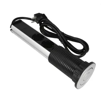 

EU Plug Socket Retractable Table Sockets Portable Electrical 3 Plug 2 USB Charger Outlet 220 V 16A Charger Outlet