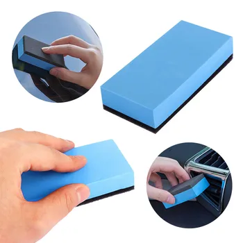

Car Wash Foam Lacquer Coating Sponges brush Car Maintenance Waxing Sponge for glass ceramic coating applicator Car Cleaning cn