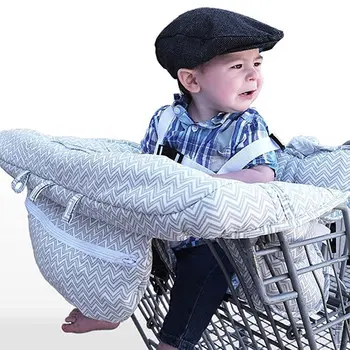 

Adjustable baby supermarket shopping cart protects seats for all small babies and baskets with pillowcases, shipping bags