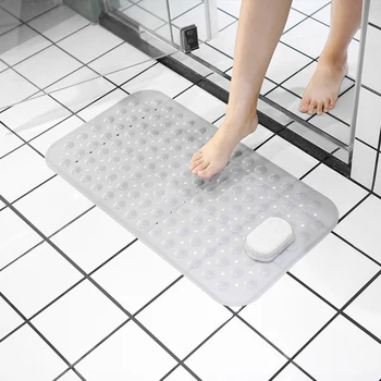

Japan PVC Toilet Bathroom Non-slip Mat Household Bathroom Grind Stone Floor Mat Shower Room Massage Foot Mat