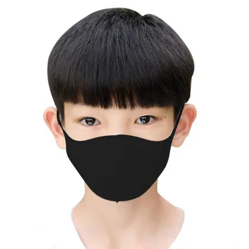 

3PC Kids Children Mask Unisex Washable Anti Dust Cycling Face Mask Solid Cotton Breathable Facemask Mascarillas Masque Lavable