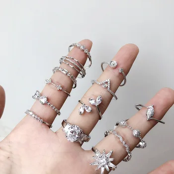 

36 Pcs/lot classical women alloy ring lot jewelry ring wholesale