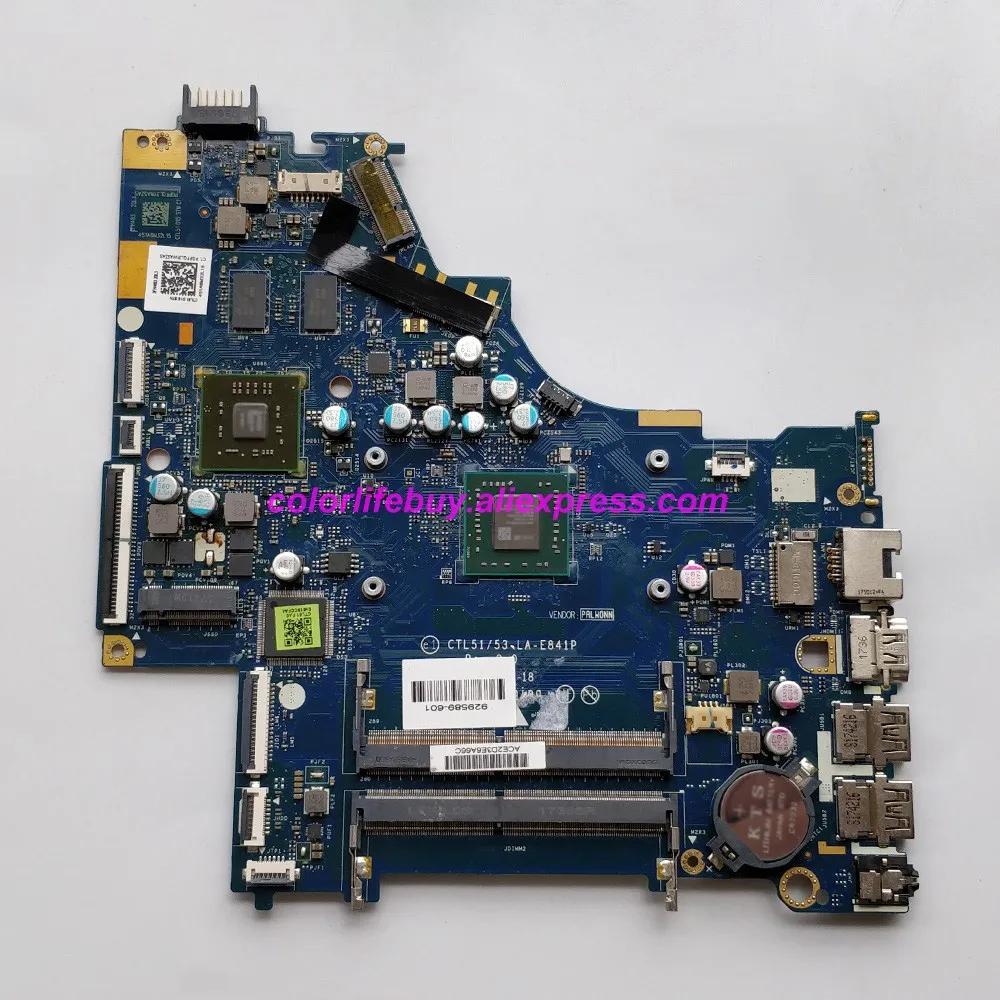 

Genuine 929587-601 929589-001 LA-E841P w A9-9420 CPU w 520/2GB GPU Motherboard 929587-001 929589-601 for HP Laptop 15-bw NB PC