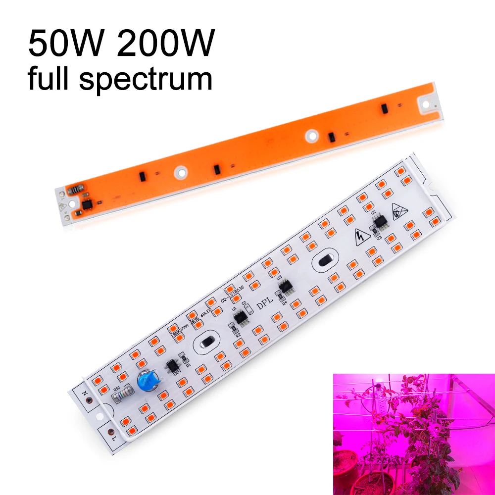 110V/220V LED Chip Plant Grow Light Full Spectrum COB DIY for Indoor Flower Greenhouse 30W 50W 200W |