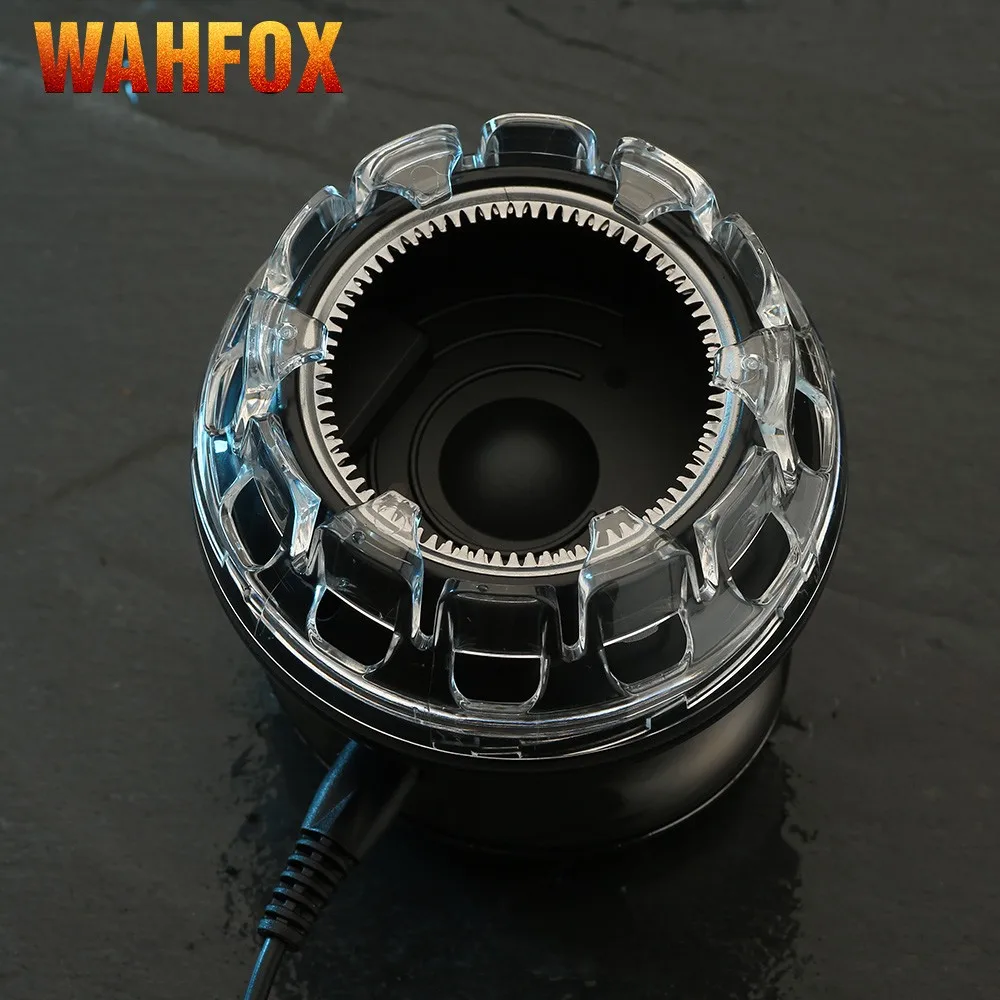 WAHFOX Easy Cut Hair Clipper and Trimmer for Man Even Cut Cordless Rotary Hair Cut Cutting Kit 5