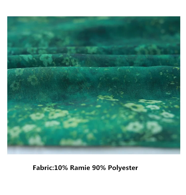 LZJN 2019 Women Autumn Long Sleeve Dress Floral Printed Belt Waist Long Dress Vestido Loose Robe with Pockets and Cotton Lining (27)