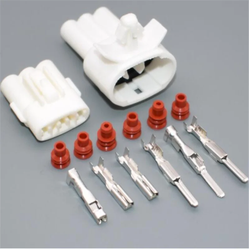 

50 sets 3 Pin 6187-3281 6180-3261 Female And Male Wire Connector DJ7033-2-11 DJ7033-2-21