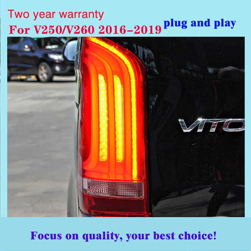 Автомобильный Стильный чехол для Mercedes-Benz Vito V260L/V250- задние фонари светодиодный Vito V260L задний фонарь