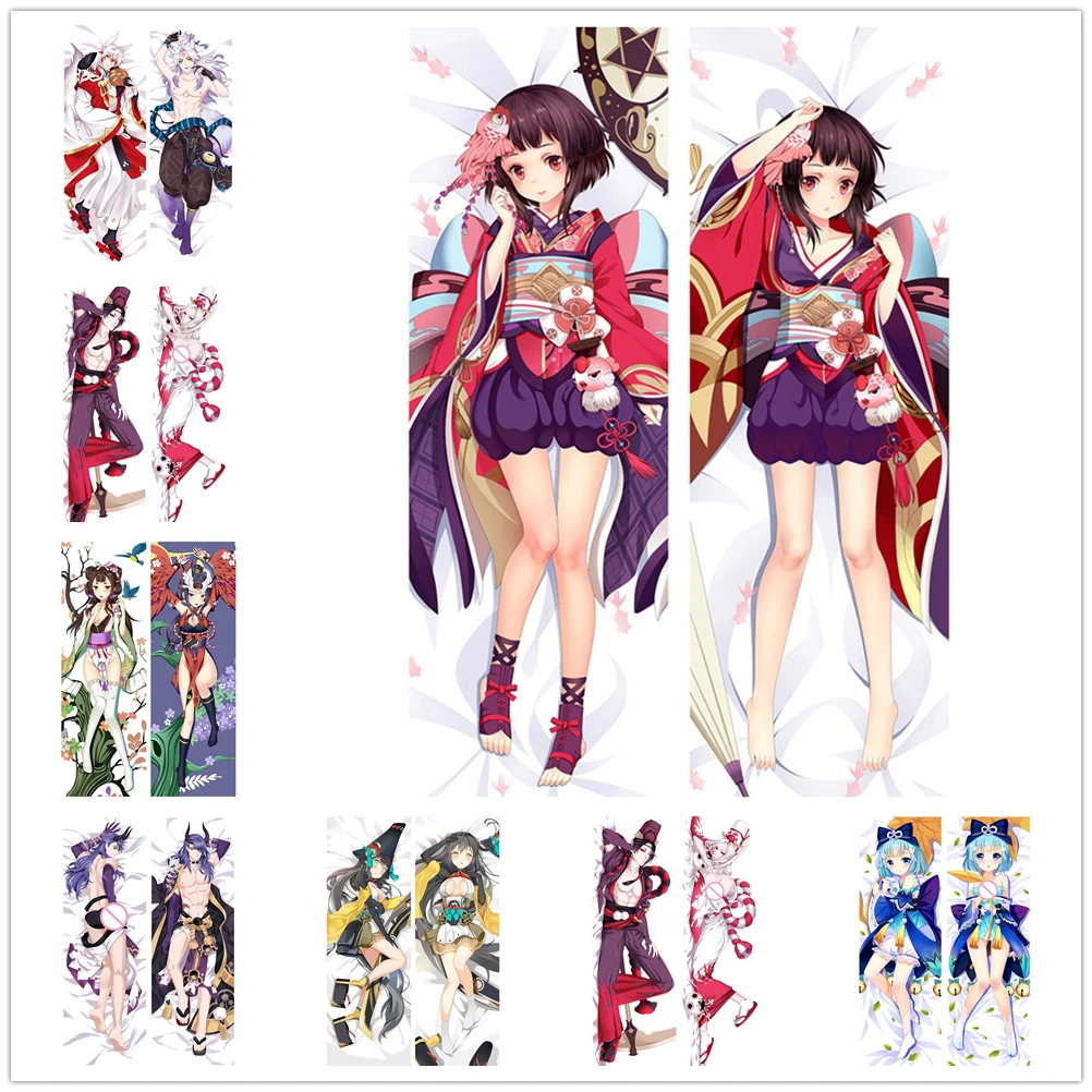 Двусторонний чехол для подушки с изображением аниме-игры Подушка Onmyoji дакимакура