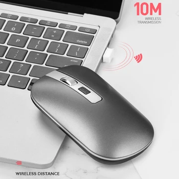 

M106 Wireless Mouse 1600DPI 2.4GHz Bluetooth Ergonomic Rechargeable Mute Gaming Mouse For Laptop PC Sound Silent Mouse