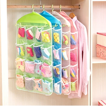 

Foldable Wardrobe container Clothing Underwear Bras Socks Ties Hanger Shoes Storage Bag Drop Shipping HHNX085270