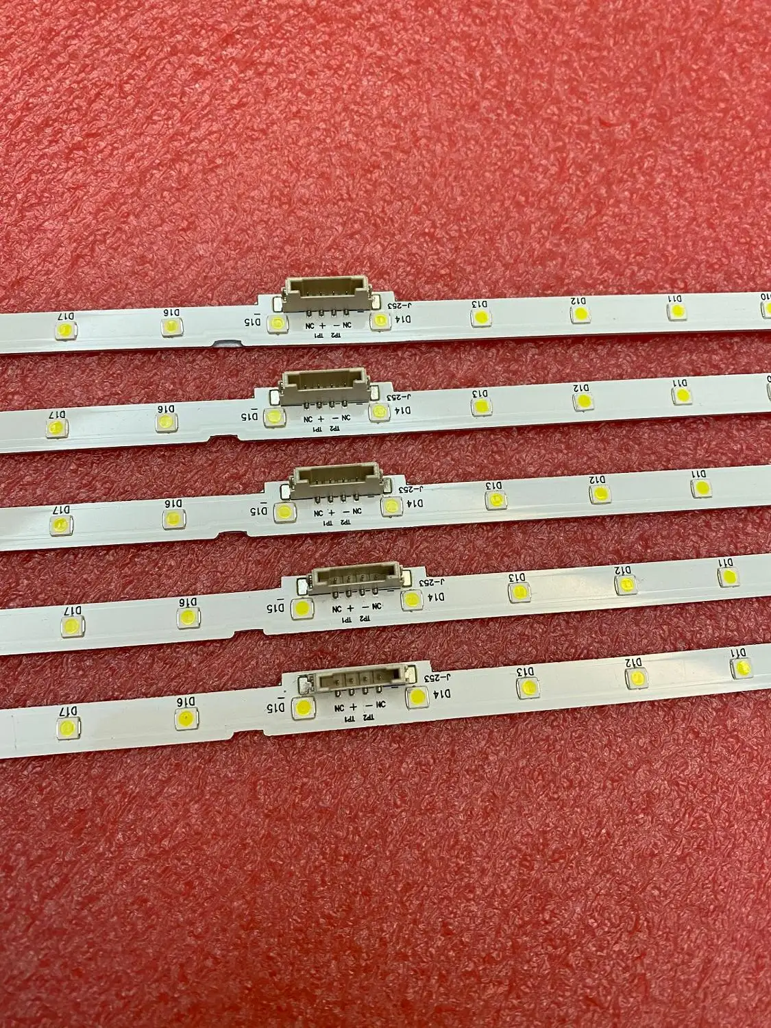 Новинка 10 шт./лот 28LED Светодиодная лента для подсветки Samsung UE43NU7100U AOT_43_NU7100F UE43NU7120U