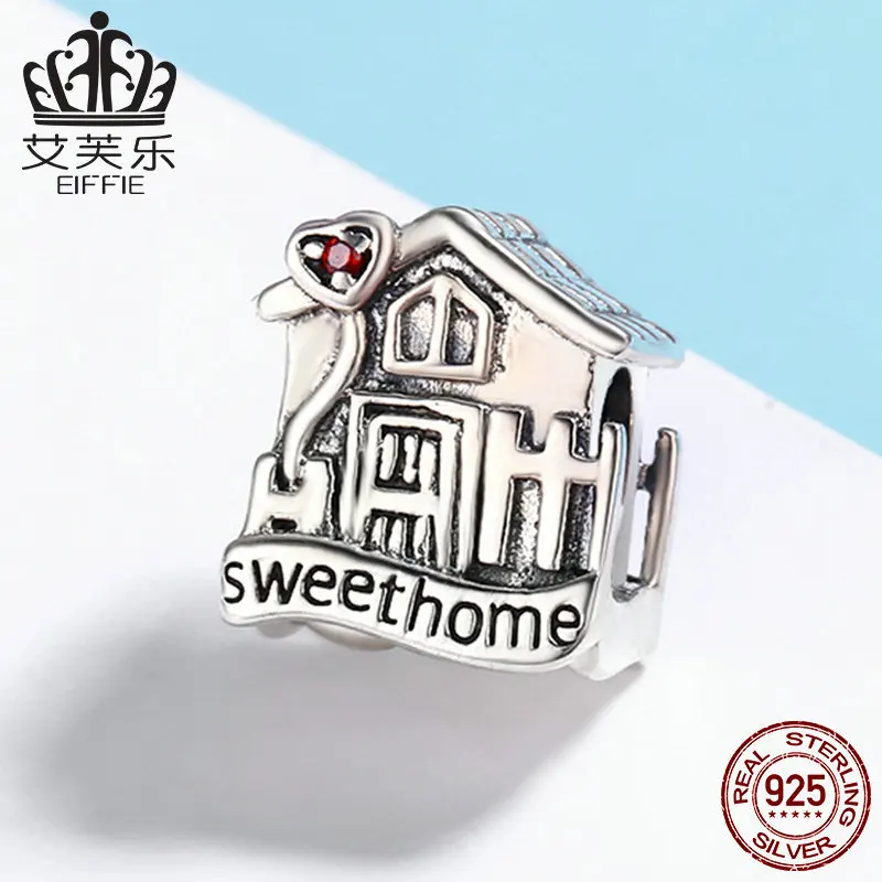 Сладкий дом Diy 925 серебро оригинальные бусины для изготовления ювелирных изделий Fit pandora браслет