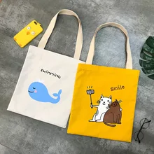 Прямая стиль Южная Корея Harajuku ручная сумка тканевая через плечо универсальная простая ткань сумка через плечо