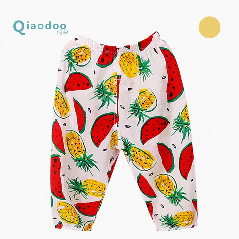 Summer Small CHILDREN'S Anti-mosquito Pants Thin Infant Summer Wear Tracksuit Trousers Men And Women Baby Air Conditioner Lanter
