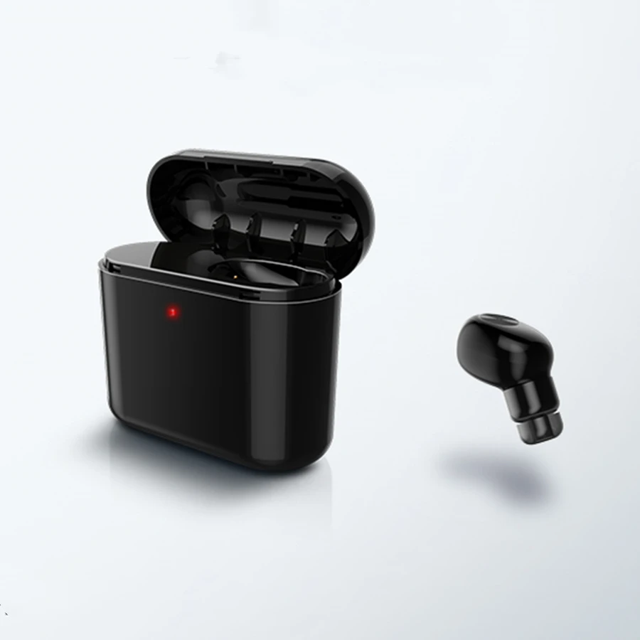 Wireless Bluetooth Earphones Music Sport Mini In Ear Earbuds With Microphone Charging Box Mic Handsfree Headset For Smartphone