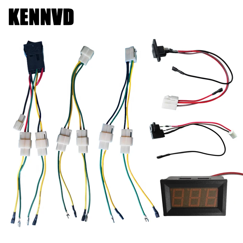 Children's Electric Car Storage Battery Charging Interface With Fuse