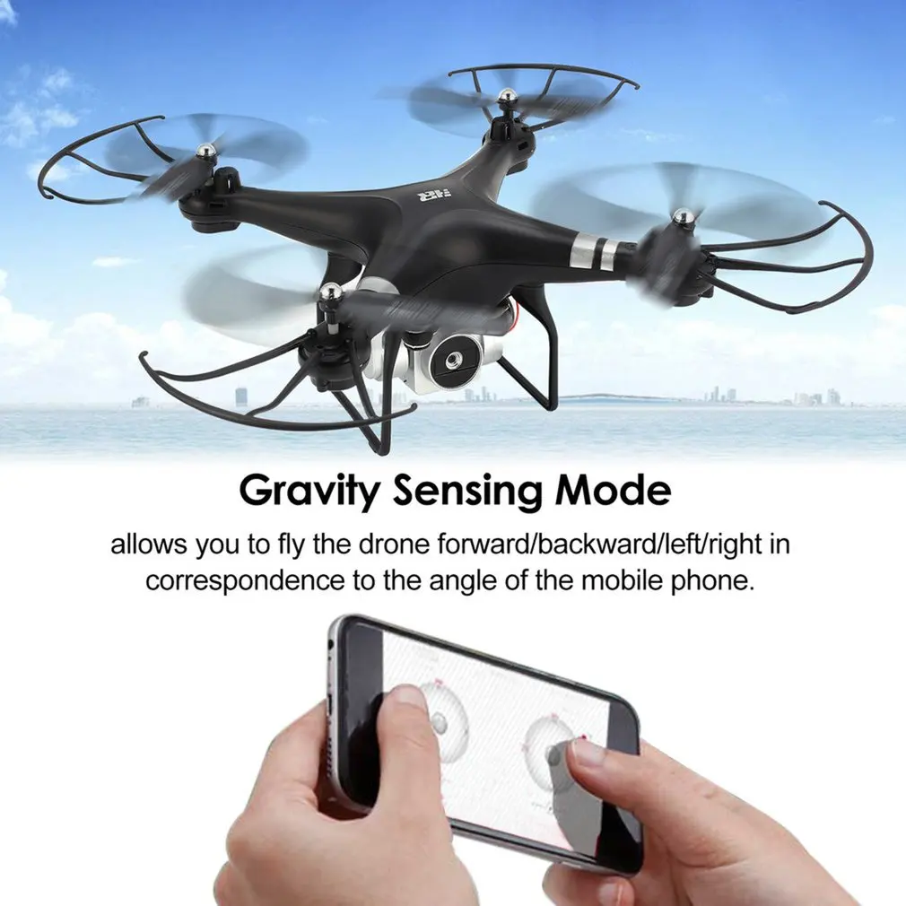 SH5HD 2,4G FPV Дрон RC Квадрокоптер с 1080P Регулируемый широкий угол Wi-Fi HD камера живое видео высота удержания Безголовый режим