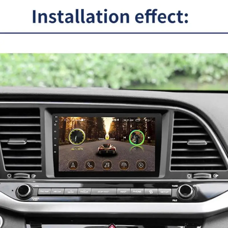 SWM 2 DIN Android 8,1 автомобильный стерео 9 дюймов 2.5D изогнутый экран gps навигация WiFi Bluetooth FM радио приемник Автомобильная головная установка радио