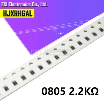 

300PCS 0805 SMD Resistor 2.2K ohm 1/8W 222 2K2 new original