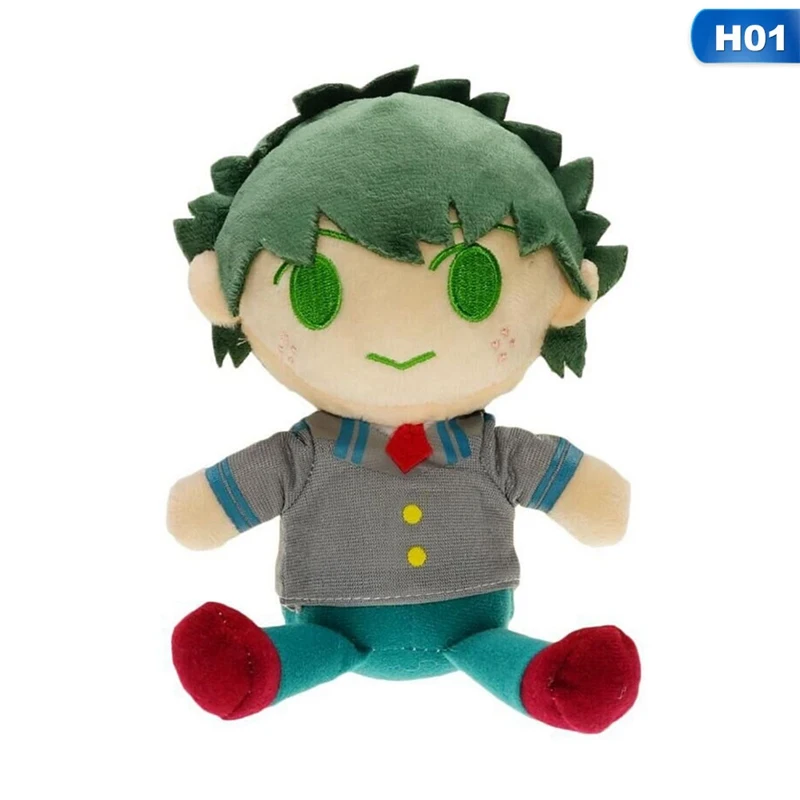 My Hero Academy, плюшевая кукла, игрушка Q Edition, 17 см, мягкие куклы Izuku Midoriya Katsuki Bakugou Shouto Todoroki, игрушка