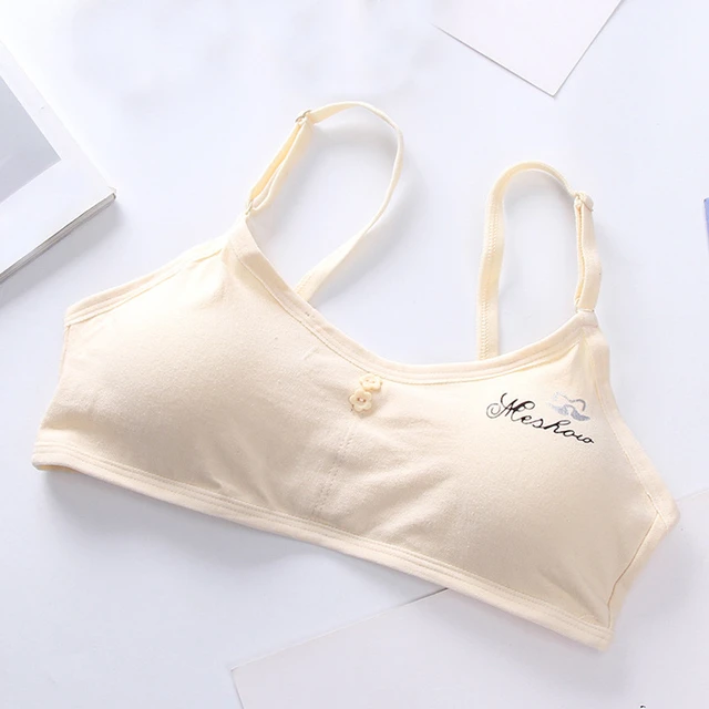 8-16 Years Cotton Girls Training Bra Adolescente Girl's Sport Bras