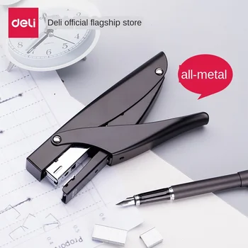 

Stapler Labor-Saving-Type Hand Mini Trumpet Stapler Office Learning Household Stapler Multi-Standard Delivery Stapler