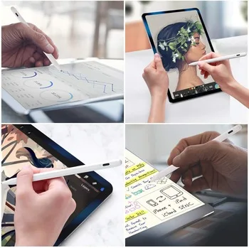 

Ipad Accessories High Precise 2nd Gen Active Stylus Pen with Fiber Nib Palm Rejection iPad Pencil for 2018 2019 Apple iPad Pro