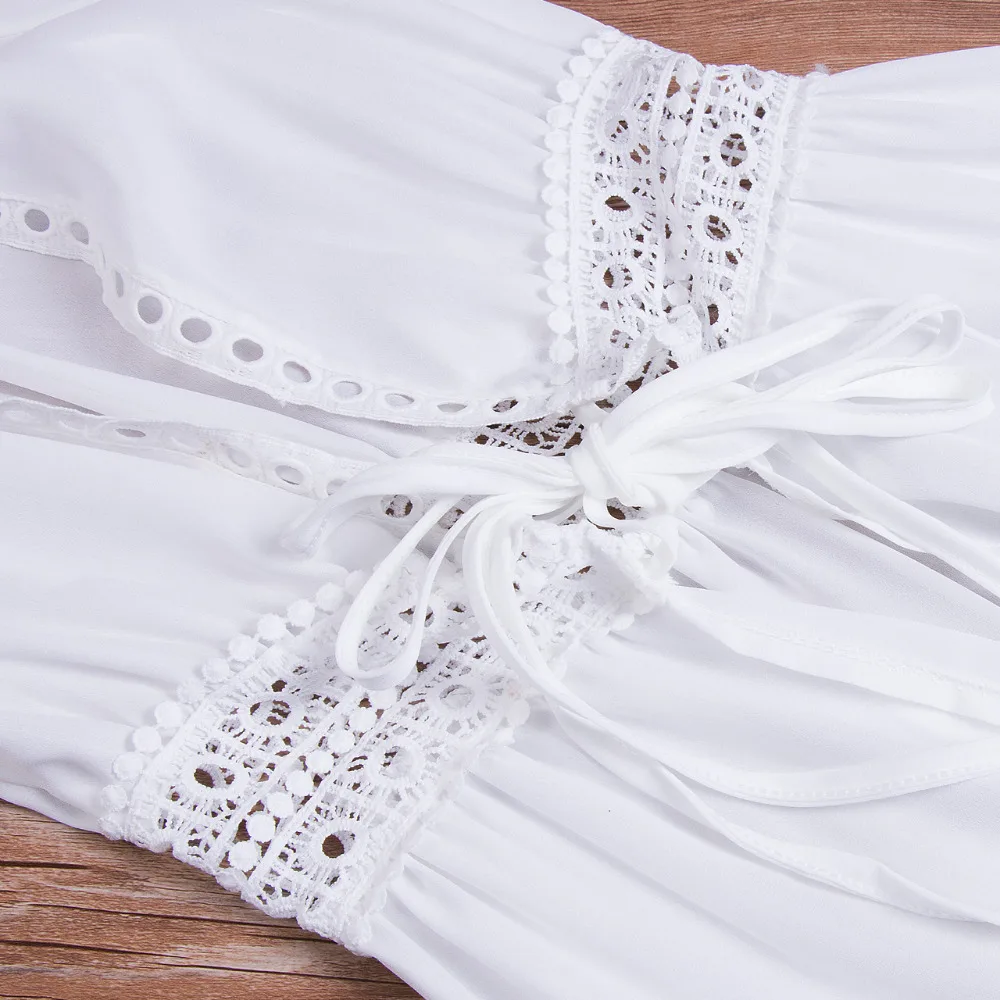 Summer Women Beach Dress Female Solid Bikini Cover Ups Short Sleeve V-Neck White Pareo Dress Wear Swimwear Plus Size XXXL Summer Women Beach Dress Female Solid Bikini Cover Ups Short Sleeve V-Neck White Pareo Dress Wear Swimwear Plus Size XXXL