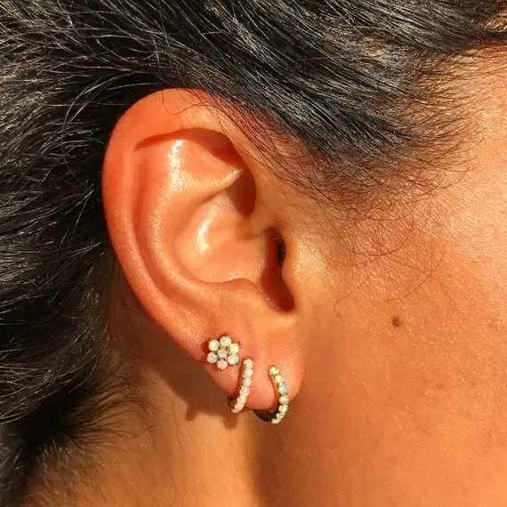 small huggie hoops