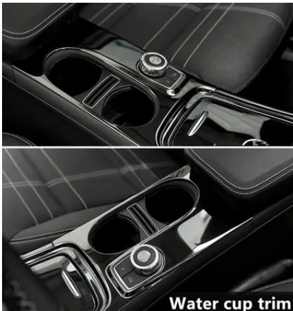 Автомобильный аксессуар для Mercedes Benz A/GLA/CLA Class 200 220 260 W176 A180 3D хромированная центральная консоль панель отделка наклейка украшение