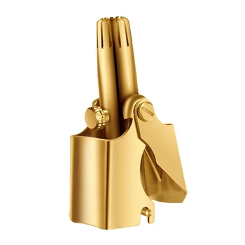 

Men's Stainless Steel Nose Hair Trimmer Remover Washable Portable Manual Rotary Trimming Machine