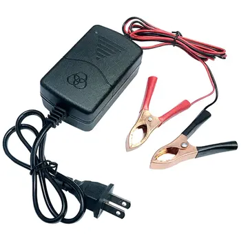 

12V1A Lead-Acid Battery Charger 14.4 Volt Dual Wire Alligator Clip Charger Battery Smart Charger