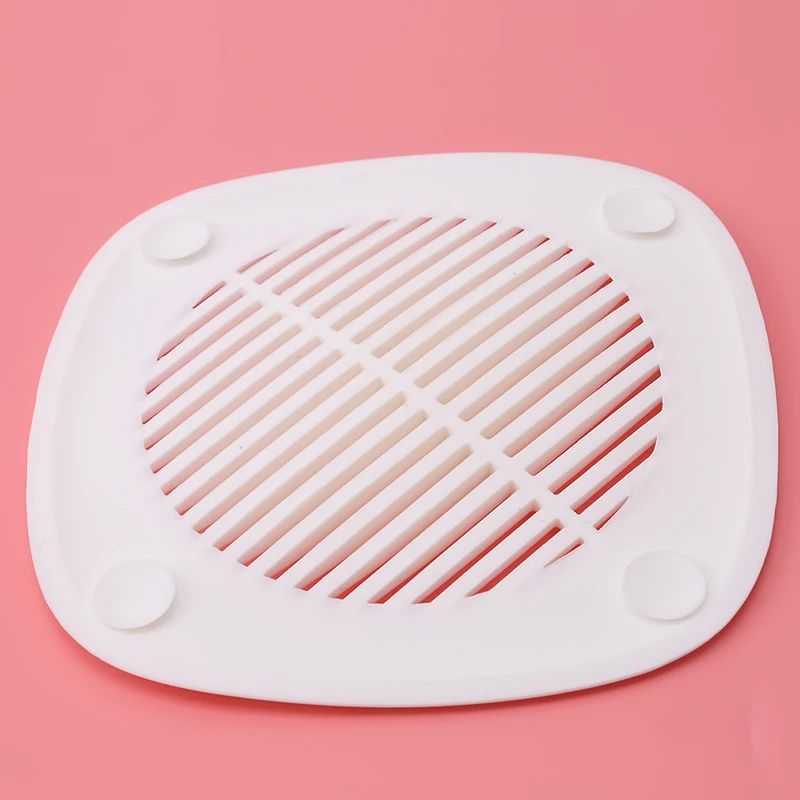 Bathroom Silicone Drain Hair Catcher Bath Stopper Plug Sink Strainer Filter Shower Hair Stopper For Kitchen Household Supply - Цвет: white