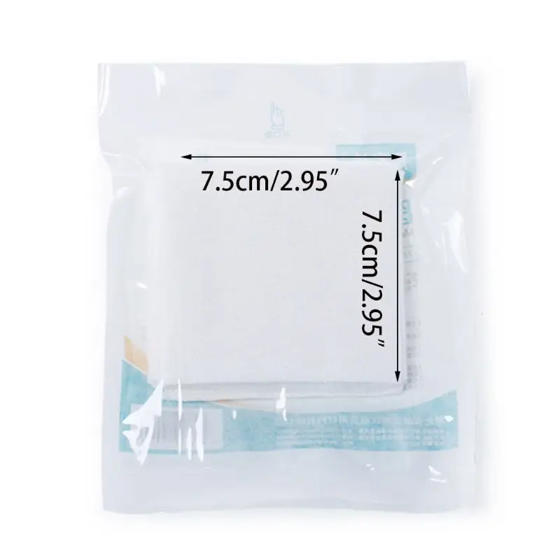 5Pcs Pack Soft Cotton 8 Layered Sterile Medical Gauze Pad Disinfectant Swab for Wound Dressing Prepping 5