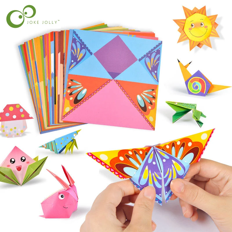 Early-Educational-Toys Craft Origami Gifts Kids Animal-Book Paper-Art DIY Foldingtoys