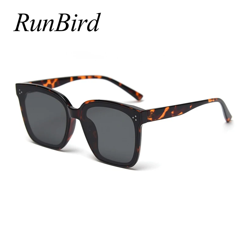 Солнцезащитные очки RunBird в Корейском стиле Uv400 2020 для мужчин и женщин большие