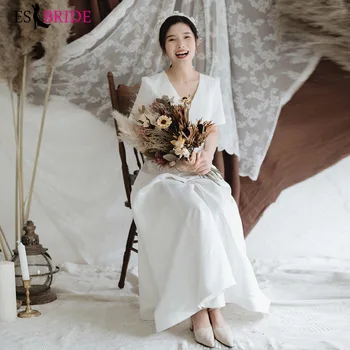 

Simple Korean Banquet Evening Dress