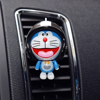 

1PC Cartoon machine cute cat car Air Condition Outlet perfume Fragrance Air Freshener except odor Auto Accessories
