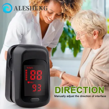 

Fingertip Pulse Oximeter LED Digital Display for Gauging Pulse Rate Blood Oxygen Saturation Home Health Care Pulse Oximeter