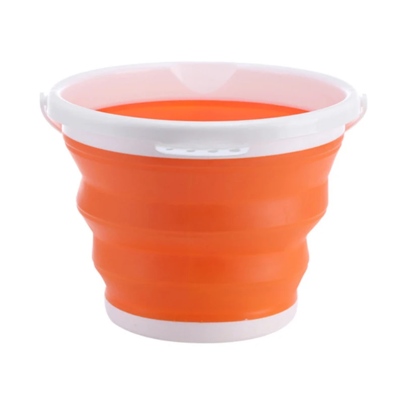 1.5L Orange Многофункциональное складное ведро для путешествий на открытом воздухе, автомойка для рыбалки, акция, складное ведро для мытья автомобиля, ведро для рыбалки на открытом воздухе - Цвет: 1.5L Orange