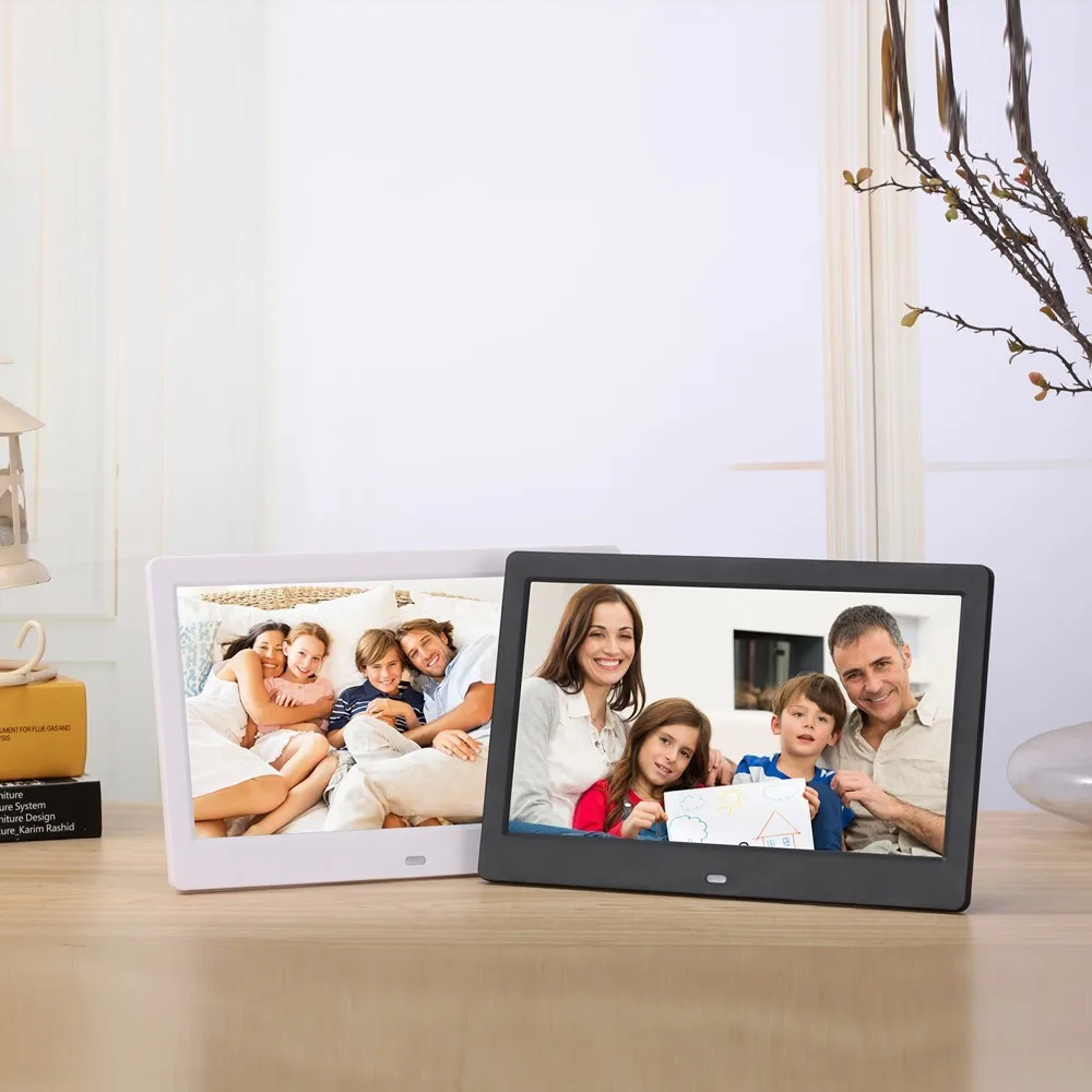 10 дюймовый светодиодный Подсветка HD 1280*800 Полный Функция цифровая фоторамка