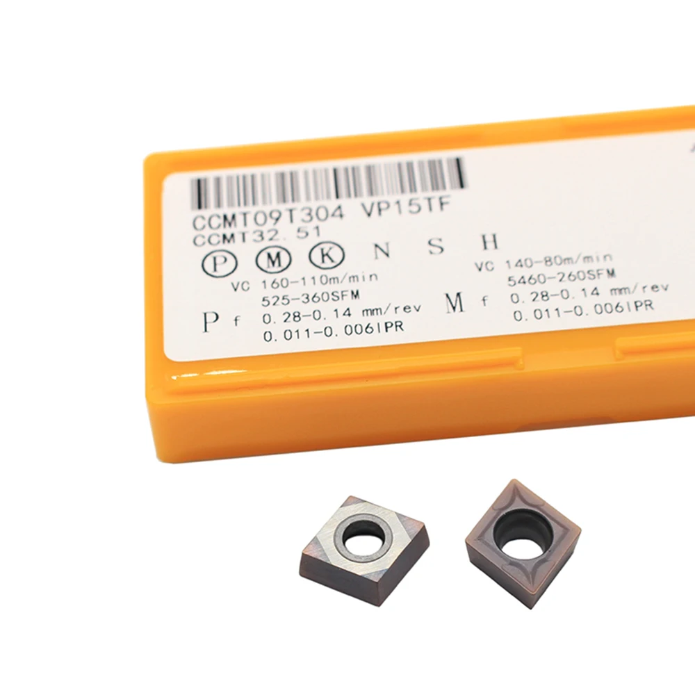CCMT09T304 UE6020/US735/VP15TF внешние токарные инструменты карбид Вставки токарный станок резак инструмент токарный токарная пластина