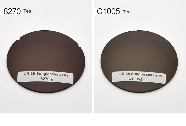 80m Gradienten Getönte Färben Serie 1,56 1,61 1,67 Rezept CR-39 Harz Optische Gläser Linsen Myopie Sonnenbrille Bunte Objektiv – Detail 12