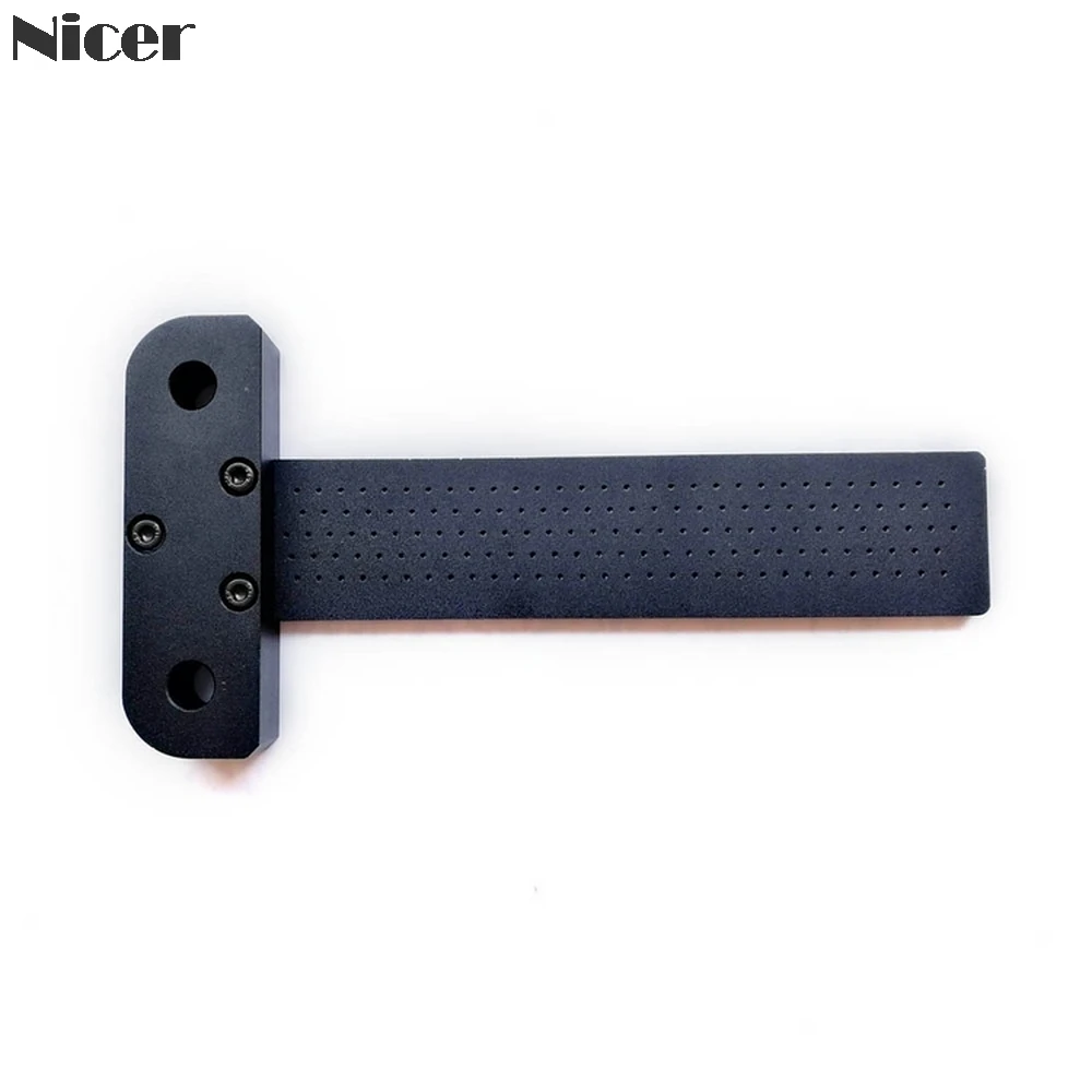 Деревообрабатывающий писец Т-образной линейки Дырокол Scribing Калибр алюминиевый скрещенные ноги деревообрабатывающий перечеркнутый инструмент измерительный инструмент