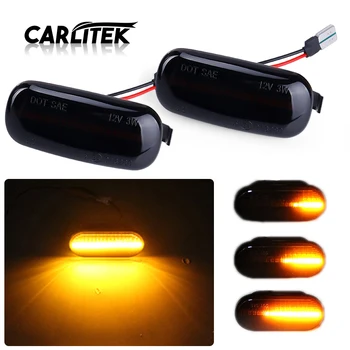 

Carlitek 2pcs No Error Led Side Marker Sequential Dynamic Turn Signal Light For Audi A3 S3 8P 2000-2003 TT 8N A8 D2 1999-2002